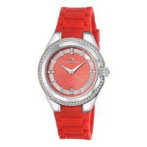 NWT Authentic Porsamo Bleu Guilia Quartz Red Dial Women's Watch